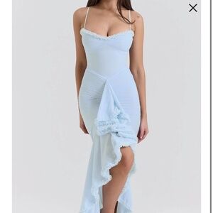 House of CB gabbi ruffle dress